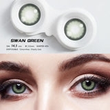 1 Pair SWAN Series Big Eyes of Natural Contact Color Contact Lenses for Colorful Eyes Beauty Contact Lenses for Eyes