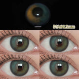 1 Pair Myopia Color Contact Lenses for Eyes with Prescription Makeup Eye Color Lenses Beauty Pupils Fashion Blue Lenses