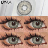 1Pair Fashion Big Lenses Colored Contact Lenses for Eyes Beauty Blue Eyes Lenses Natural Green Pupils Brown Grey Lens