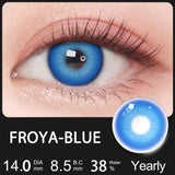 1 Pair Cosplay Makeup Contact Lenses for Eyes Halloween Essential Accessories Anime Cosplay Lens Yearly