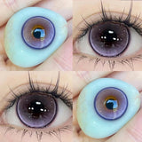 1 Pair Myopia Lenses Grey Colored Contact Lenses with Prescription Blue Eye Lenses Korean Lenses Natural Beautiful Pupil