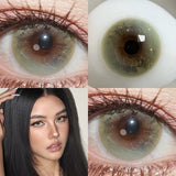 2pcs Big Diameter Natural Style Colored Contacts Daily Disposable Multi-Tone Lenses for Party Cosplay
