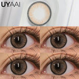 Atmosphere Essential Natural Color Contact Lenses - Bionic Pupil Design, Premium Texture, Versatile Brown/Blue/Gray