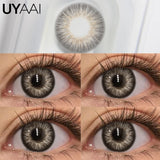 2pcs/Pair Contact Lenses Fast Shipping Gray Lenses for Eyes Korean Fashion Beauty Pupils Planet Eye Color Lens Yearly
