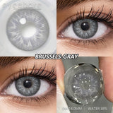 1pair Fashion Colored Contact Lenses for Eyes Natural Gray Contact Blue Eyes Lenses Gray Contacts Yearly Green Pupils