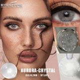 1pair Natural Colored Contact Lenses Brown Eye Lenses Gray Makeup Eyes Pupils Lens Yearly Green Beautiful Pupils Yearly