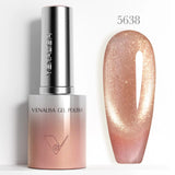 Cat Eye Gel Nail Polish 10ml Hema Free TPO Free Autumn Gel Polish Collection Coffee Warm Fall Winter Nails UV Resistent