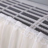 Bedroom Hanging Air Conditioner Cover Full Wrap Windshield Curtain Lace Design Universal Fit for Midea  Dustproof