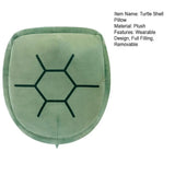 Wearable Turtle Shell Pillow PP Cotton Full Filling Soft Removable Kids Adults Gift Stuffed Animal Costume Plush Toy Home Decor