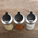 Spice Jar Seasoning Bottle Spice Pepper Salt Shaker Rotating Cover Salt Sugar Condiments Storage Container Kitchen Tools
