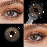 Colored Contact Lenses Yearly Use Natural Brown Soft Lens Daily Dating Party Eye Beauty Makeup For Women