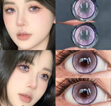 Green Contact Lens Belt Grade 14.5MM Big Eye  the unknown Series Grey GDIA: 14.2MM 1 Year Use Soft Hydrogel WT: 40%