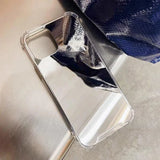 Acrylic Hard Mirror Phone Case For iPhone 17 16 15 Pro Max 14 Plus 13 12 11 Pro Max X XR XS Max 7 8 Plus 17 Air Shockproof Cover