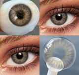 Color Contact Lenses for Eyes 1pair Yearly Natural Eye Color Makeup Lens Brown Cosmetic Soft Eye Lenses Beauty Pupils