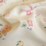 INS Floral Style Bedding Sets Ruffle Lace Bow Quilt Cover Romantic Bedclothes Decor Woman Girls Bedroom Duvet Cover 4pcs