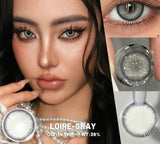 New 1Pair Blue Eyes Contact Colored Contact Lenses Gray Brown Colorful Beautiful Pupils Green Eyes Contact 6 Months Use