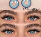 New Natural Color Contact Lenses 2pcs Blue Eyes Lenses Gray Eye Contact Brown Colored Eye Lens Green Beauty Makeup Lens