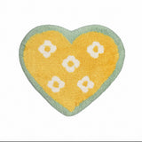 Korean Style Heart Shaped Carpet Bedroom Living Room Sofa Coffee Table Mat Home Bedside Children's Room Window  Pad