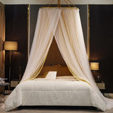 Big Size Double Layers Mosquito Net for Adults Kids Bed Valance Curtain Canopy Round Netting Tent for Home Decoration
