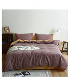 A-Class Cotton Bedding Set Pure Cotton Quilt Cover Floral Patterned Bedding Accories Hypoallergenic for Mother And Baby