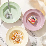 Nordic Style Ceramic Disc High-end Solid Versatile Dining Plate Household Pasta Serving Plates Minimalist Western Tableware
