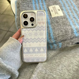 Winter plating phone case for iphone 14promax 15pro 16 14 13 15 pro max 16pro 13promax snowman print protector cover shell