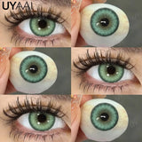 NEW Color Contact Lenses iD Series Beauty Blue Pupils Natural Brown Contacts Soft Colorful Lens Makeup Eyes Green Lenses