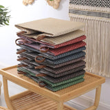 WickerSeagrassCollapsibleStorageBasket,Foldable-HandlesLidlessToyLaundrySundriesOrganizer-BathroomLivingRoomBedroomHomeDecorGift