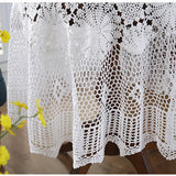 Super Elegant table covers Nordic pastoral lace tablecloth crochet square tablecloths Dining napkins christmas table cloth sale