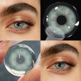 Color Contact Lenses Natural Small Pupil Colored Contacts Soft 1Pair Half Year Prescription Contact Lenses