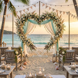 Heavy Duty Metal Heart Wedding Arch Backdrop Stand for Flower Balloon Arbors Frame Wedding Decor And Archery