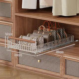 Stainless Steel Jeans Closet Bag Organization Bedroom Storage Rack Box Pull Out Kitchen Storage Large Capacity Undertable Drawer