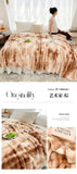 Throw Blankets for Couch Gift for Girls Women Comfortable Plush Cozy Faux Rabbit Fur Warm Fleece Soft Sofa Cover Blanket Camping