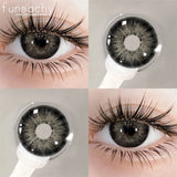1 pair Colorcon Contact Lenses for Eyes Black Lenses Beautiful Cosmetic Pupil Blue Lenses Big Eyes Contacts Lens Yearly