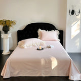 4Pcs Pink Romantic Lace Ruffles Princess Wedding Bedding Set 100% Cotton Duvet Cover Bed Sheet Or Quilted Bedspread Pillowcases