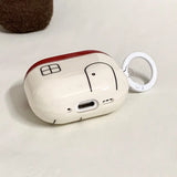 line red house simple style imd silicone earphone case for airpods 1 2 3 4 pro 2 soft protection cover