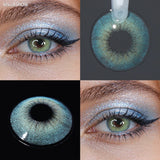 14.2mm Half Yearly Small Pupil Natural Tone Soft Colored Contact Lenses All Day Hydrating Cosmetic Lens For Daily Wear