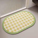 Dopamine Diatom Mud Bathroom Floor Mat Carpet Toilet Door Absorbent Quick Drying Anti Slip Foot Mat Kitchen Door Mat