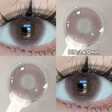 2pcs Cyberpunk Blue Contact Lenses for Eyes Fashion Color Pupils Beauty Eye Color lenses Natural Gray Lens Myopia Lenses