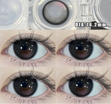 1Pair nature Contact Lenses Soft Lenses Brown Eye Diameter 14.5mm 14.2mm 14.0mm Beautiful pupils Black Lens Myopia Degree