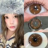 1 Pair New Product Color Contacts Lenses Fashion Soft With Degree Lenses Beauty Pupil Makeup Fast Shiping Year