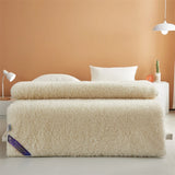 Fluffy soft solid color Lamb Fleece Mattress Upholstered Bed Tatami Mattress Topper Winter Student Dormitory Sleeping Pad
