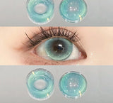 1 Pair Hot Sale colored contactLenses for Eyes Shiny colored Beautiful Pupils with Myopia 0~-8.00 Degree Korean Lenses