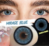 1 Pair Colored Contact Lenses with Prescription Natural Look Myopia Lenses 0~-6.00 Green Lenses Brown Contact Lenses
