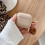 Korea Cute Simple Coffee Milk Tea Color Silicone Earphone Case For AirPods 1 2 3 4 Pro 2 Wireless Bluetooth Charging Box Cover