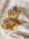 Cute Bear Pure Cotton Bedding Set Cartoon Design Dormi Tee-Piece eet Cover Comforter Cover Cute Girl Bedroom Supplies