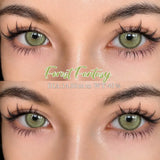 1 Pair Breeze & Chagall Series Colored Contact Lenses Natural Brown Pupils Eyes Contact lenses Gray Soft Contacts 14.20mm