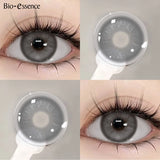Contact Lenses Natural Look Beauty Pupils Brown Eye Contacts Cosmetic Grey/Blue Lenses for Daily Party