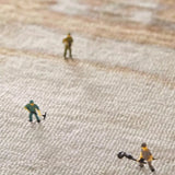 Retro European Round Carpet Living Room Sofa Coffee Table Anti Slip Carpets Classic American Bedroom Bedside Anti Stain Rug