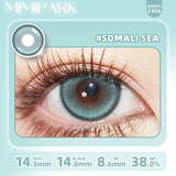 2pcs Half-Yearly Colored Contacts Big Diameter High Moisture Soft Lenses for Women Cosplay Halloween